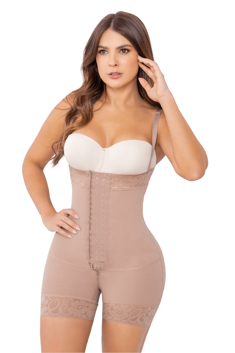 High Waisted Tummy Control Butt Lifter with Hooks